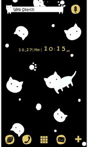 Cute Wallpaper Dots 'n' Cats