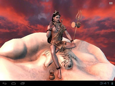 3D Mahadev Shiva Live Wallpaper मफत डउनलड  justharinaamshiv