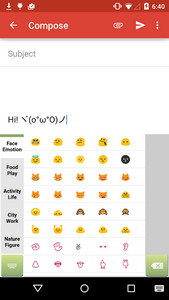 Emoticon Keyboard (with Emoji)