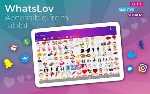 Whatslov Emoji D Amour Wastickerapps Gif Gratuit Android App Apk Com Shareitagain Whatslov App Par Share It Again Smileys U0026 Emoji Apps Telecharger Sur Phoneky