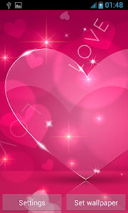 Love Hearts Live Wallpaper Android App APK