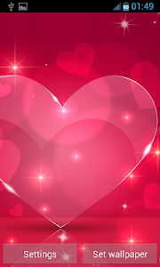 Love Hearts Live Wallpaper Android App APK