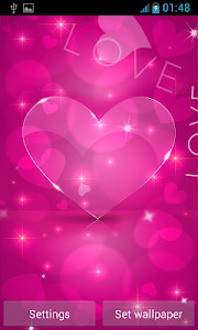 Love Hearts Live Wallpaper Android App APK