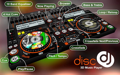 DiscDj 3D Music Player - 3D Dj Music Mixer Studio Android App APK  () by GameG - Download on PHONEKY