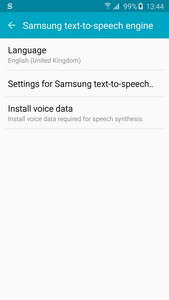 Samsung text-to-speech engine