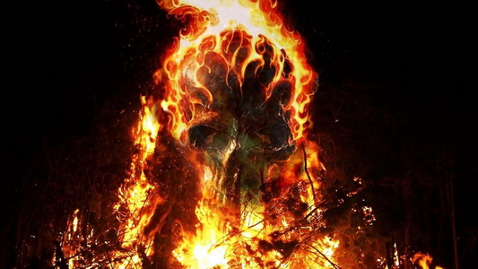 Fire Skulls Live Wallpaper