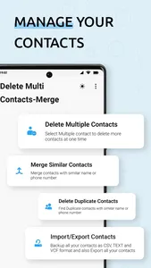 Delete Multi Contacts - Merge