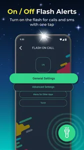 Flash Alert on Call and SMS
