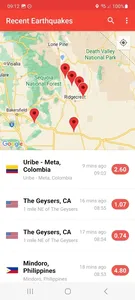My Earthquake Alerts - Map
