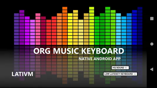 ORG music keyboard