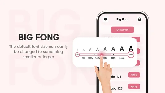 Big Font : Change Font Size