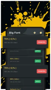 Big Font - Change Font Size