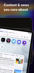 Opera browser with AI