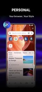Opera browser with AI