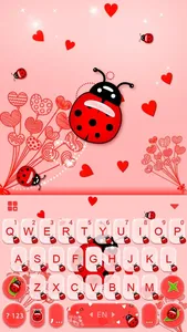 Sweet Ladybird Keyboard Theme
