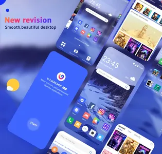 U Launcher Lite-Скрыть