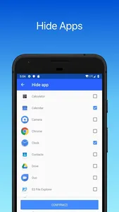 AlphaLauncher Customize screen