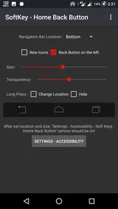 SoftKey - Home Back Button