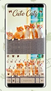 Cute Kittens Keyboard Backgrou