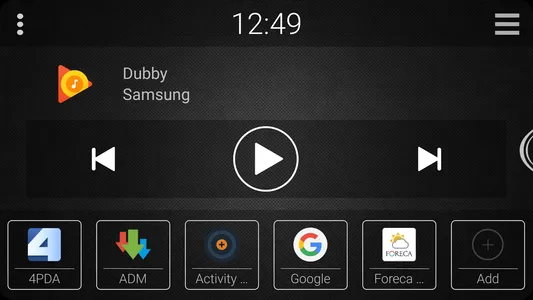 Grey Theme for Car Launcher