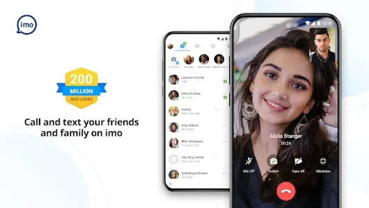 imo beta -video calls and chat