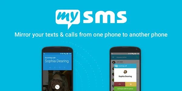 Forward SMS texting w/ 2phones