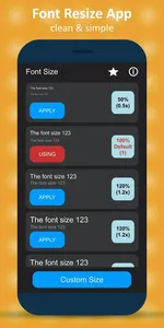 Change Font Size
