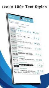 Blue Words, Stylish Fonts text