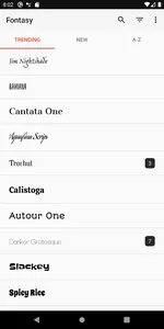 Fontasy - Google Fonts Browser