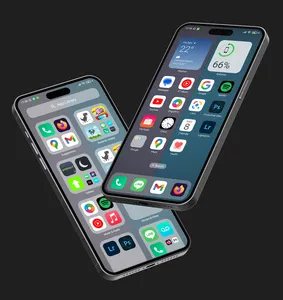 Launcher iOS 17, Phone 15