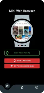 Mini Web Browser (Wear OS)