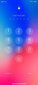 iOS Lock Screen iPhone 15