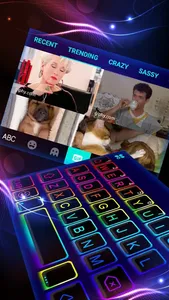 Led Neon Color Keyboard Theme