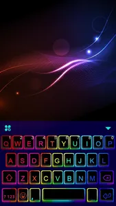 Led Neon Color Keyboard Theme