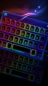 Led Neon Color Keyboard Theme