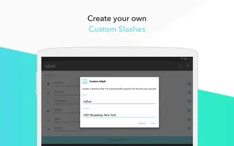Slash Keyboard