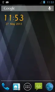 Simple Digital Clock Widget Android Theme