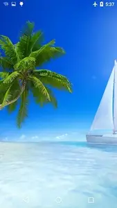 Tropical Beach Live Wallpaper