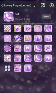 Luxury Purple GOLauncher EX Theme