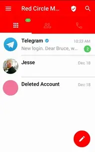 Red Circle Messenger