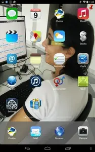 Transparent Screen Launcher