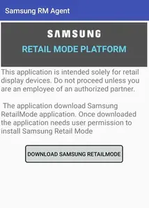Samsung Retail Mode
