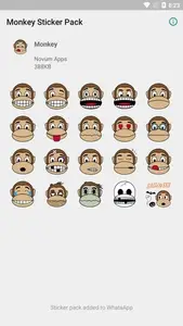 Monkey Whatsapp Stickers