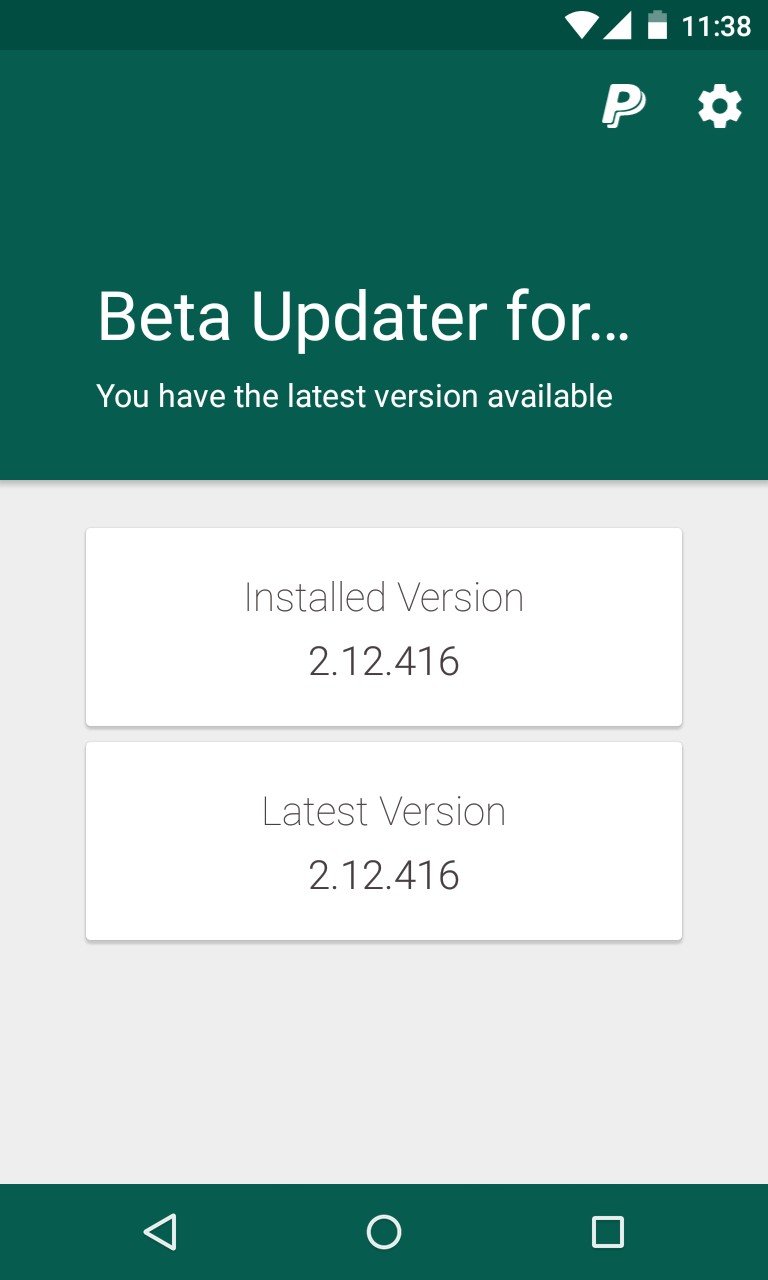 Beta updates
