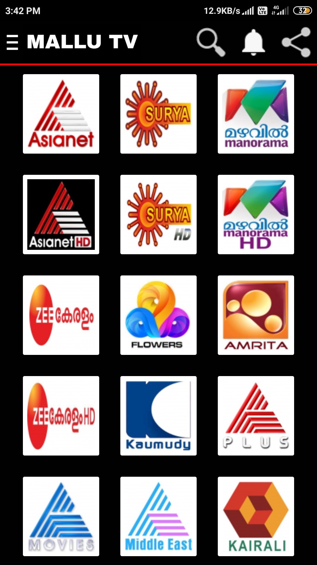 Mallu Tv Android Aplicacion Apk Air Com Mallutv Android Por Mallu Tv Descargar En Phoneky