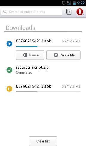 Opera browser beta