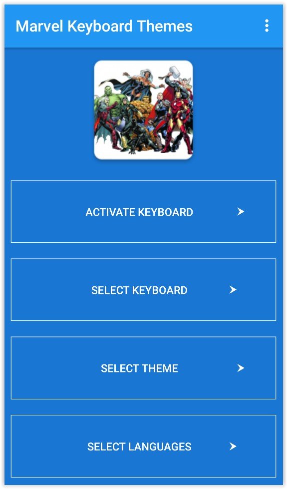 Marvel Keyboard Themes