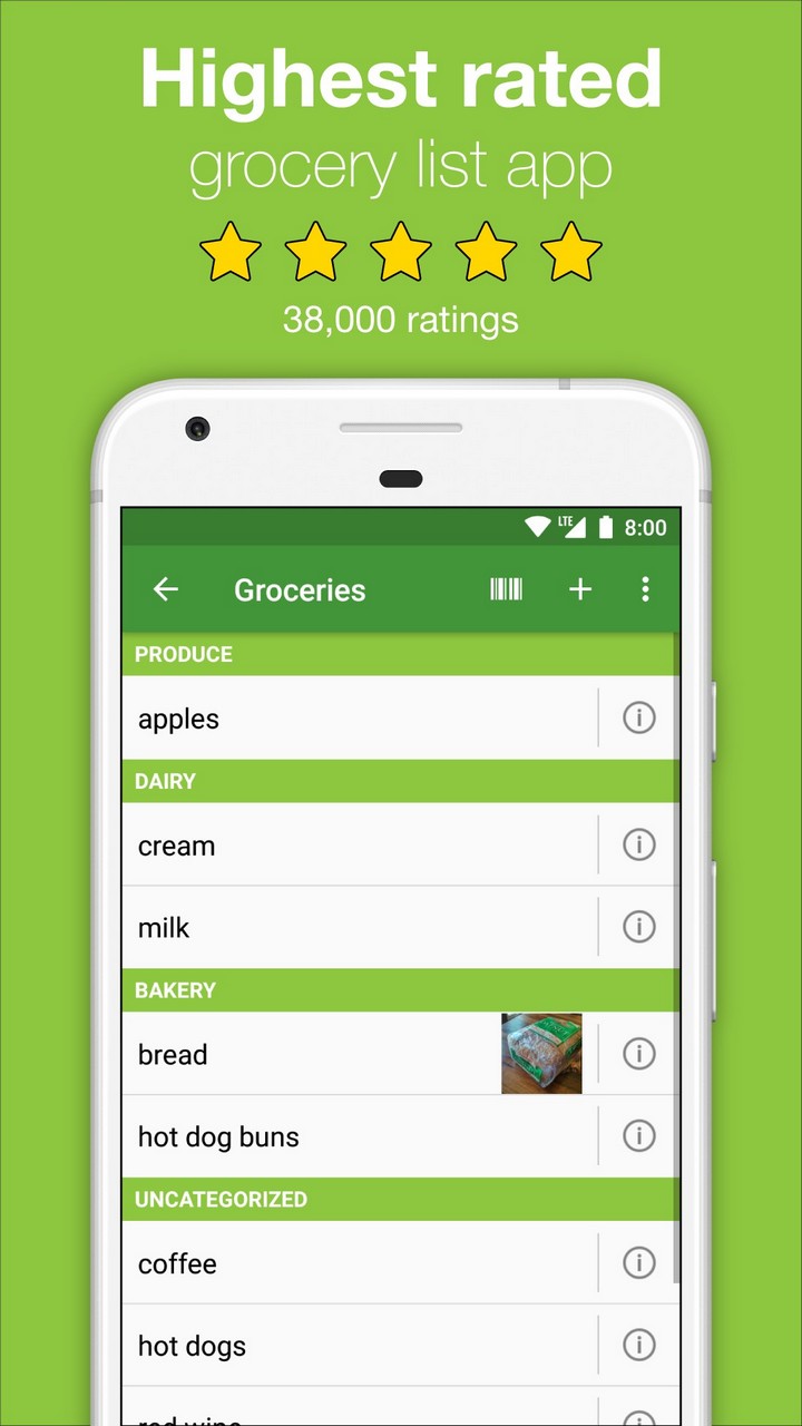 Our Groceries Shopping List Android Aplikasi APK (com.headcode ...