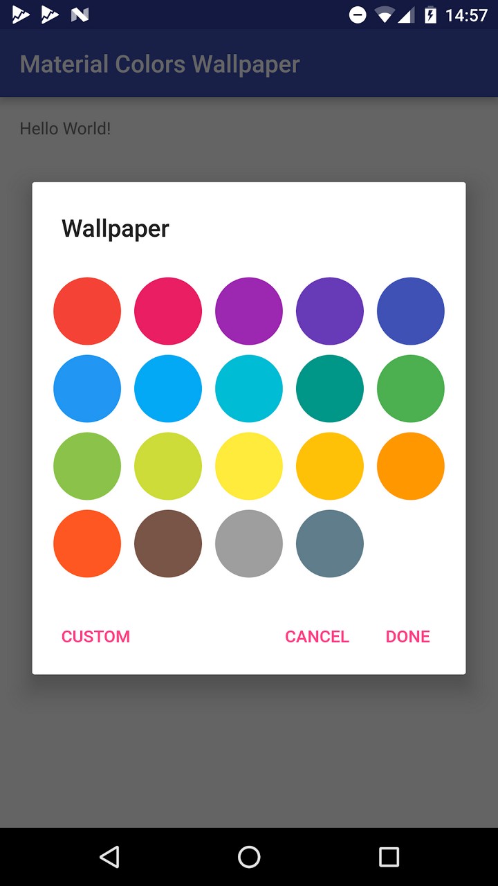 Material Colors Wallpapers