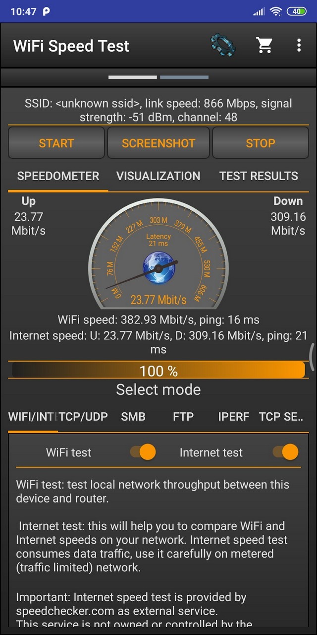 wifi test speed